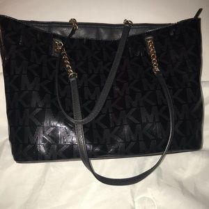 AUTHENTIC MK black signature bag